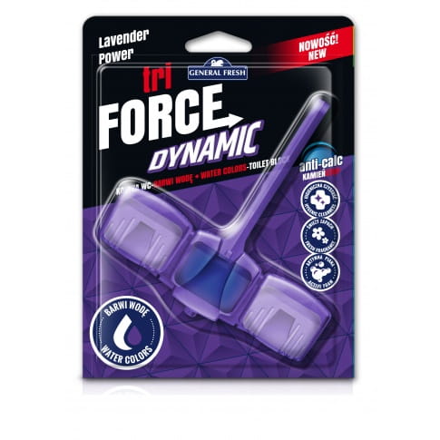 ZAWIESZKA DO WC GENERAL FRESH TRI-FORCE  LAVENDA