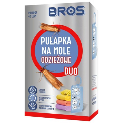 BROS PUŁAPKA NA MOLE ODZIEŻOWE DUO