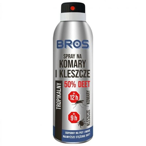 BROS PŁYN PRZECIW KOMAROM/KLESZCZOM 180ML DEET