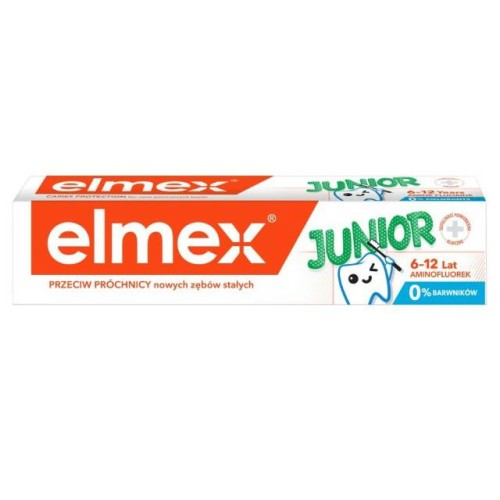 PASTA DO ZĘBÓW ELMEX 75ML JUNIOR 0606
