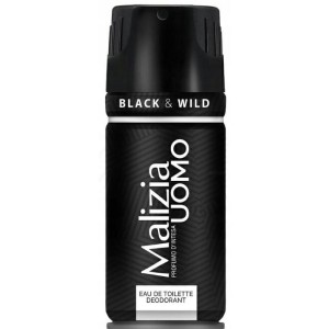 DEZODORANT MALIZIA 150ML MEN BLACK WILD