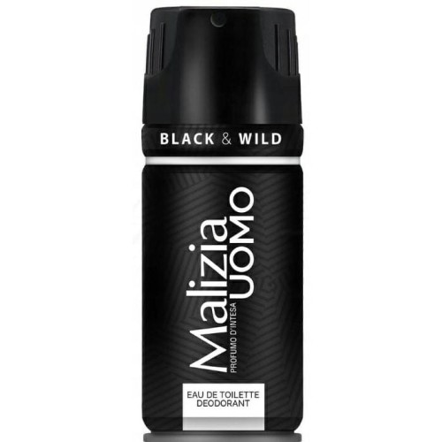 DEZODORANT MALIZIA 150ML MEN BLACK WILD