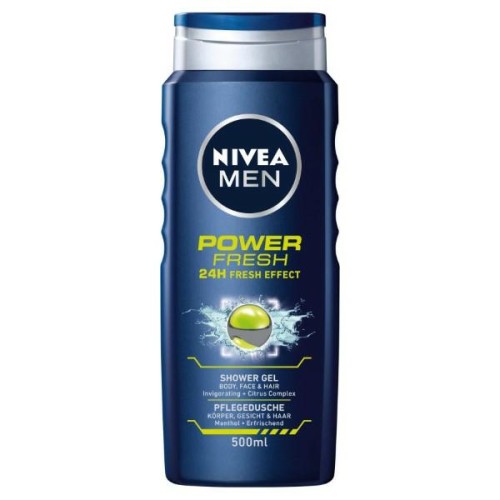 ŻEL POD PRYSZNIC NIVEA 500ML POWERFR REFRESH*