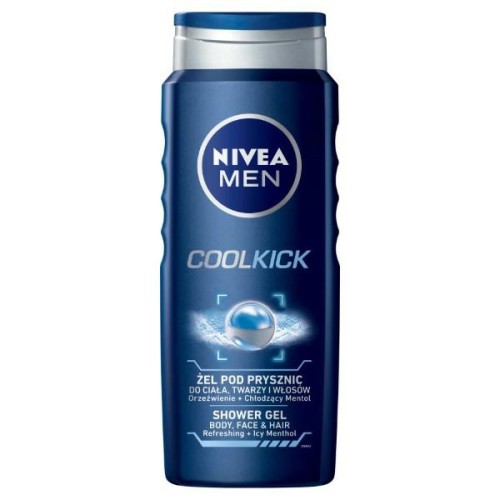 ŻEL POD PRYSZNIC NIVEA 500ML COOLKICK MEN*