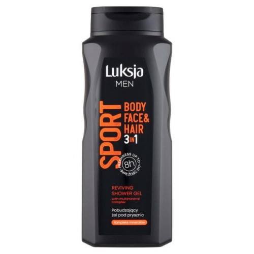 ŻEL POD PRYSZNIC LUKSJA 500ML MEN SPORT