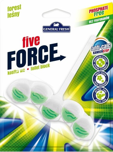 ZAWIESZKA DO WC GENERAL FRESH FIVE FORCE LAS 50g