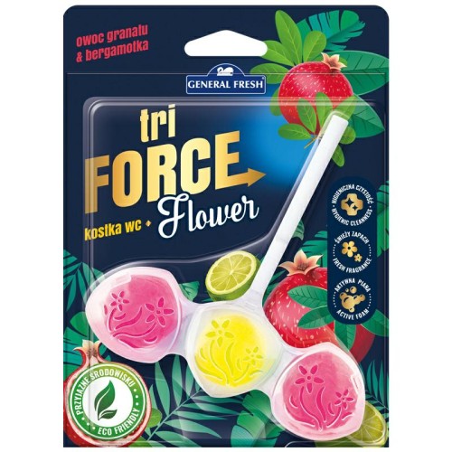 ZAWIESZKA DO WC GENERAL FRESH 45G TRI FLOWERS