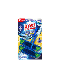 ZAWIESZKA DO WC KRET 2X40G BARWIĄCA LEMON