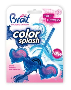 ZAWIESZKA DO WC BRAIT 45G COLOR SWEET FLOWE