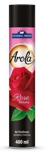 ODŚWIEŻACZ SPRAY AROLA 400ML RÓŻA