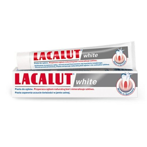 PASTA DO ZĘBÓW LACALUT 75ML WHITE