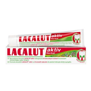 PASTA DO ZĘBÓW LACALUT 75ML AKTIV HERBAL