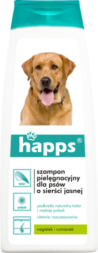HAPPS SZAMPON DLA PSA 200ML JASNA SIERŚĆ