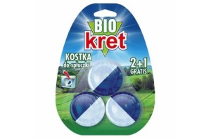 KOSTKA DO SPŁUCZKI KRET 3X50G DWUBAR BIO