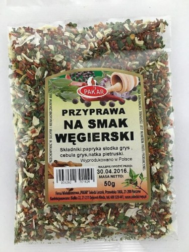 PRZYPRAWA PAKAR 50G NA SMAK WĘGIERSKA