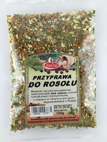 PRZYPRAWA PAKAR 100G DO ROSOŁU