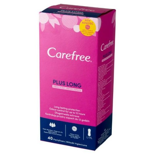 WKŁADKI CAREFREE PLUS A40 LONG 0324