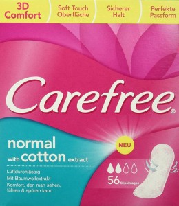 WKŁADKI CAREFREE A56 NORMAL COTTON 6314