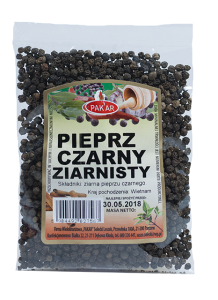 PRZYPRAWA PAKAR 80G PIEPRZ CZARNY ZIARNO