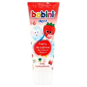 PASTA DO ZĘBÓW BOBINI 75ML 1-6 LAT