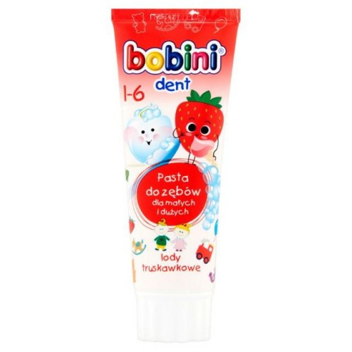 PASTA DO ZĘBÓW BOBINI 75ML 1-6 LAT