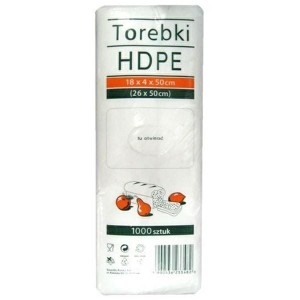 WORECZKI TOREBKI HDPE 18X4X50 A1000