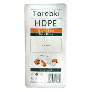 WORECZKI TOREBKI HDPE 18X4X38 A1000