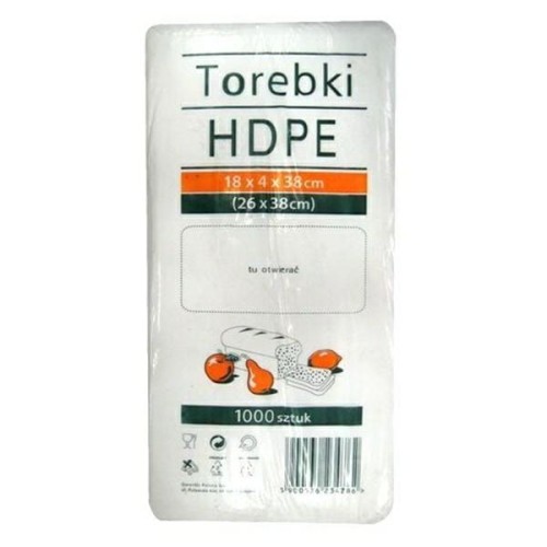 WORECZKI TOREBKI HDPE 18X4X38 A1000
