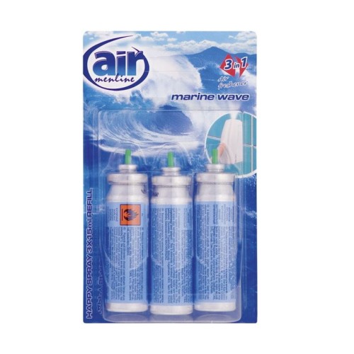 ODŚWIEŻACZ AIR MENLINE ZAP 3X15ML