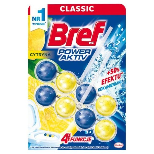 ZAWIESZKA DO WC BREF KULKI 2X50G LEMON