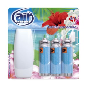 ODŚWIEŻACZ AIR MENLINE URZ+ZAP 3X15ML TAHITI