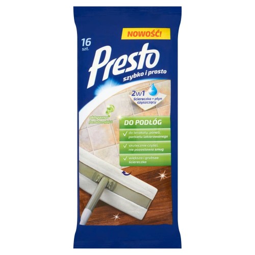 ŚCIERECZKI PRESTO A16 D/PODŁÓG *