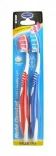 SZCZOTECZKA REBI-DENTAL M56 ŚREDNIA DUOPAK
