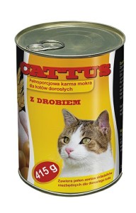 KARMA DLA KOTA CATTUS 415G PUSZKA DRÓB