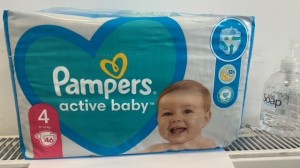 PAMPERS ACTIVE BABY 4 9-14KG 46sztuki