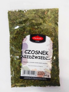 CZOSNEK PAKAR 30G NIEDŹWIEDZI