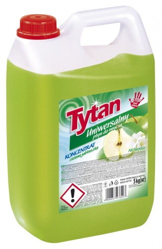 PŁYN UNIWERSALNY TYTAN 5L ZIELONE JABŁUSZKO