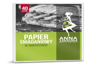 PARIER ŚNIADANIOWY 40SZT SKŁADKA